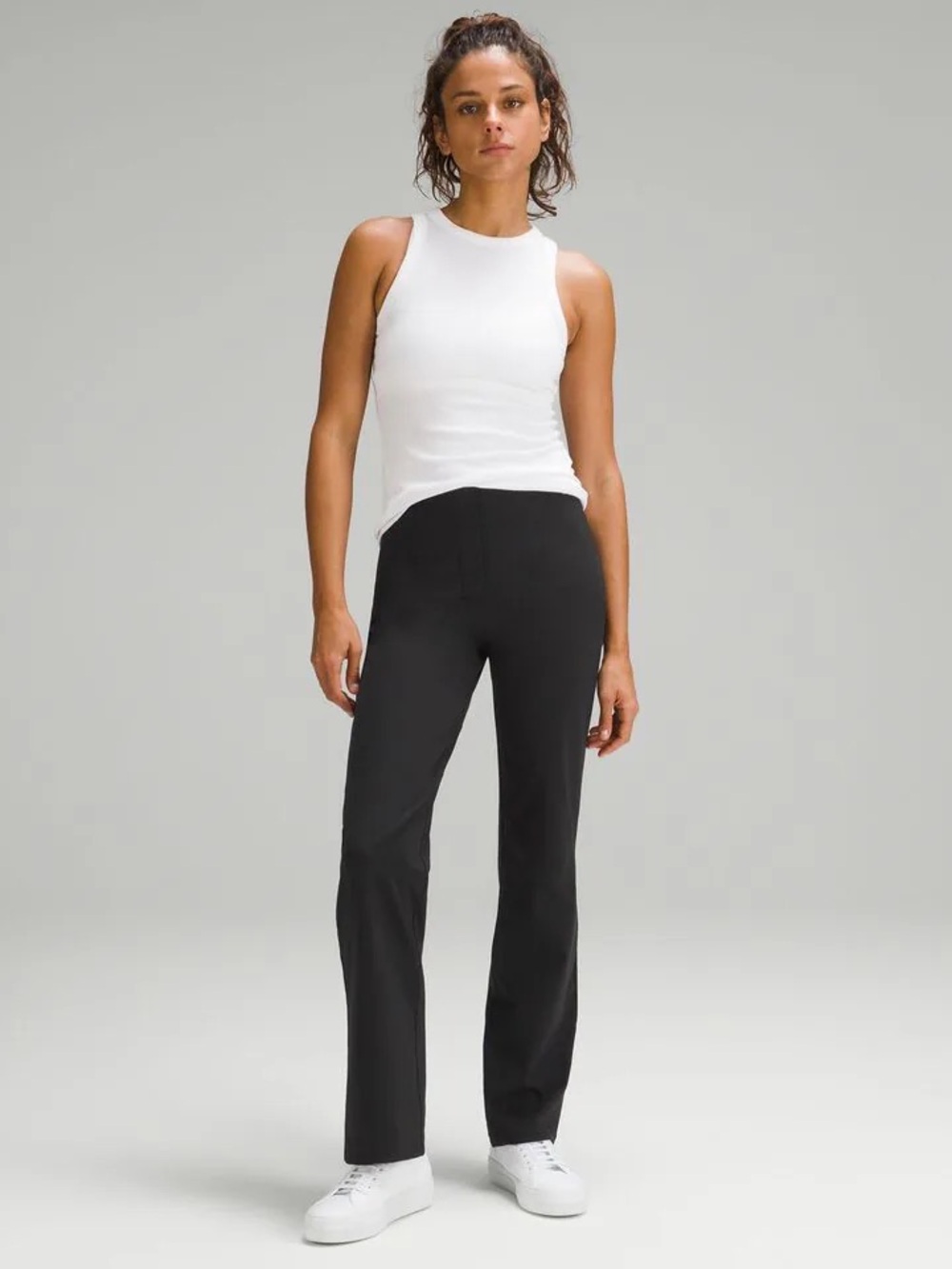 Lululemon Black Smooth Fit Pull-On High-Rise Pants - US 10